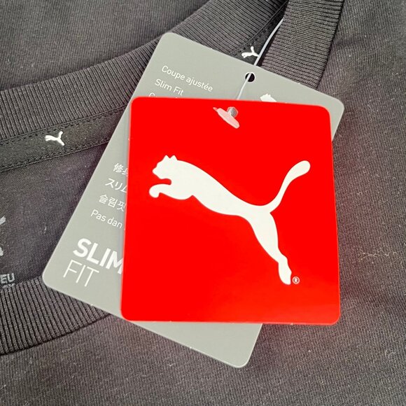Puma Slim Fit TShirt Womens 2X Black New Casual Wear Athletic Top - Picture 11 of 11